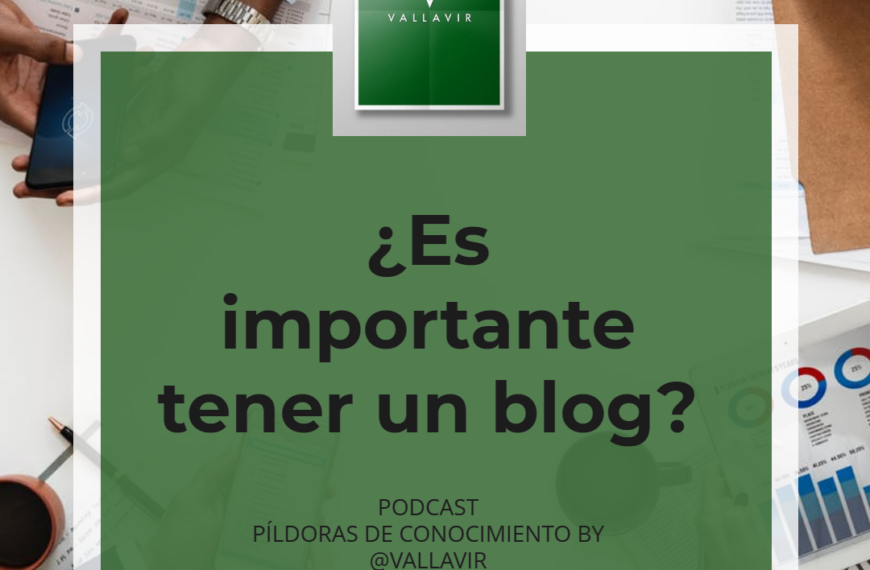 importante tener un blog