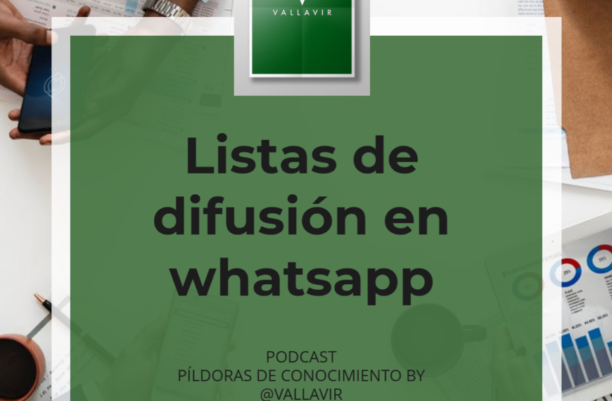 Listas de difusión con whatsapp